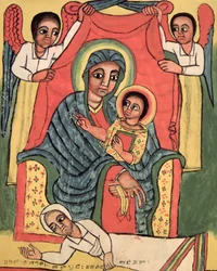 W.930 fol.46v La Vierge et l